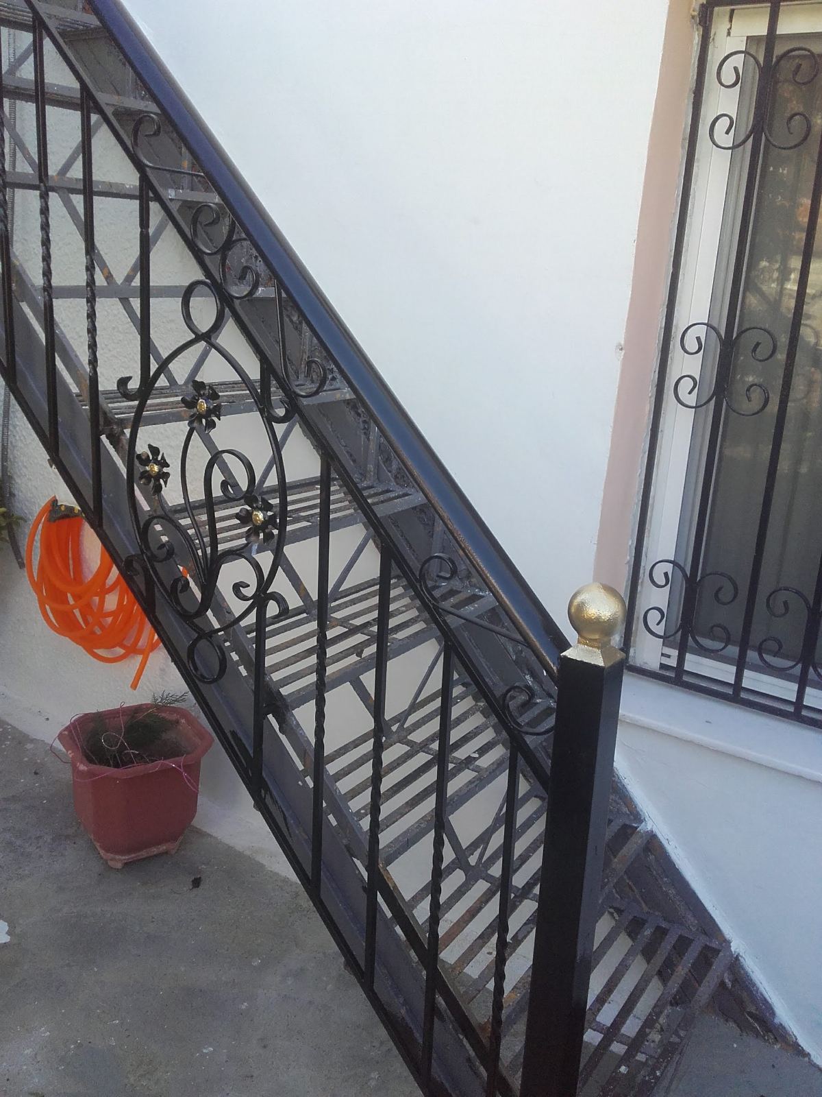 Αλουμίνια Αιτωλικό | Καραγιάννης | Κάγκελο σκάλας(1)